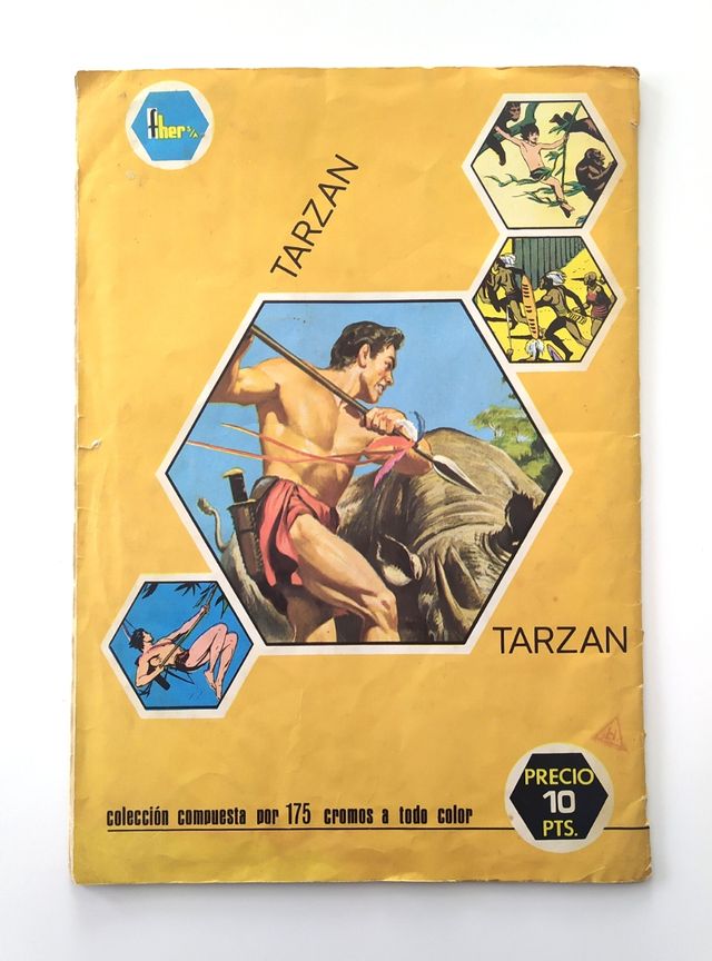 ÁLBUM DE CROMOS TARZÁN (Fher) 1969