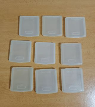 9 cajas transparentes sega gamegear game gear
