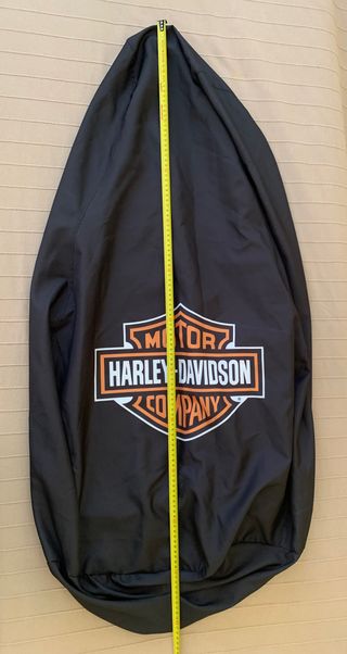 Sacco pouf stampa Harley Davidson Nero