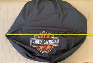 Sacco pouf stampa Harley Davidson Nero