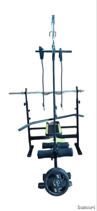 Banco de pesas multifuncional