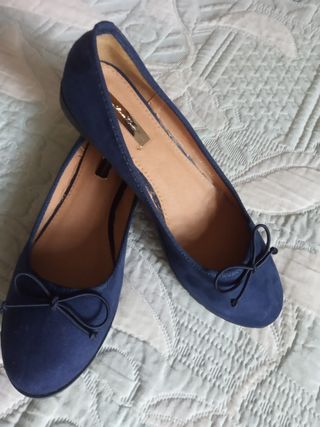 Manoletinas azules 