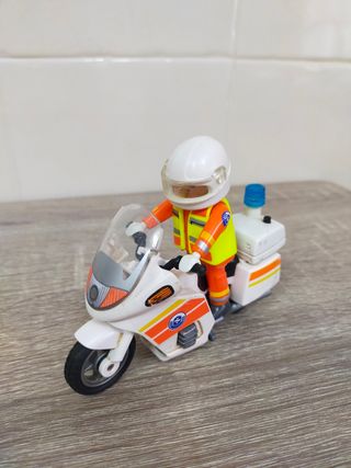 Moto guardacostas Playmobil