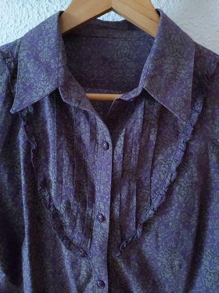 Camisa estampada vintage