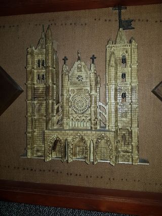 Cuadro  replica catedral de leon
