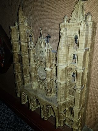 Cuadro  replica catedral de leon