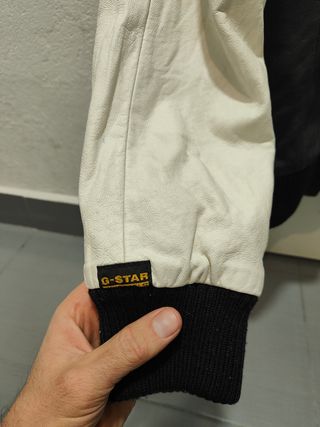 Cazadora GSTAR M S Chaqueta piel cuero bomber xwz