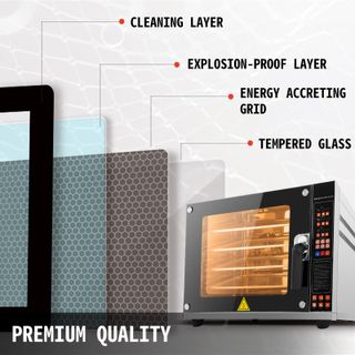 Forno Convezione Elettrico 4500W Forno a Convezion