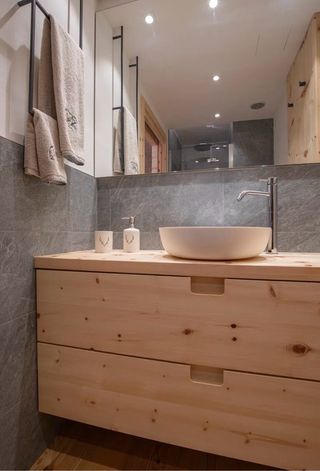 mueble de baño nordico a medida