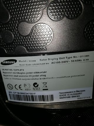 televisor y monitor Samsung