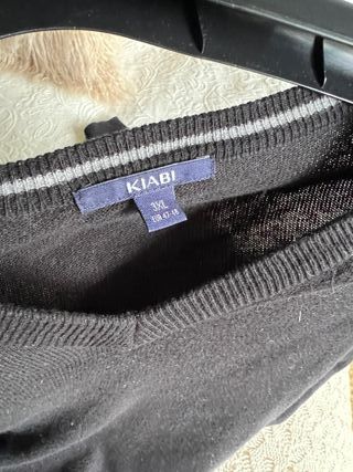 Jersey negro tallas grandes