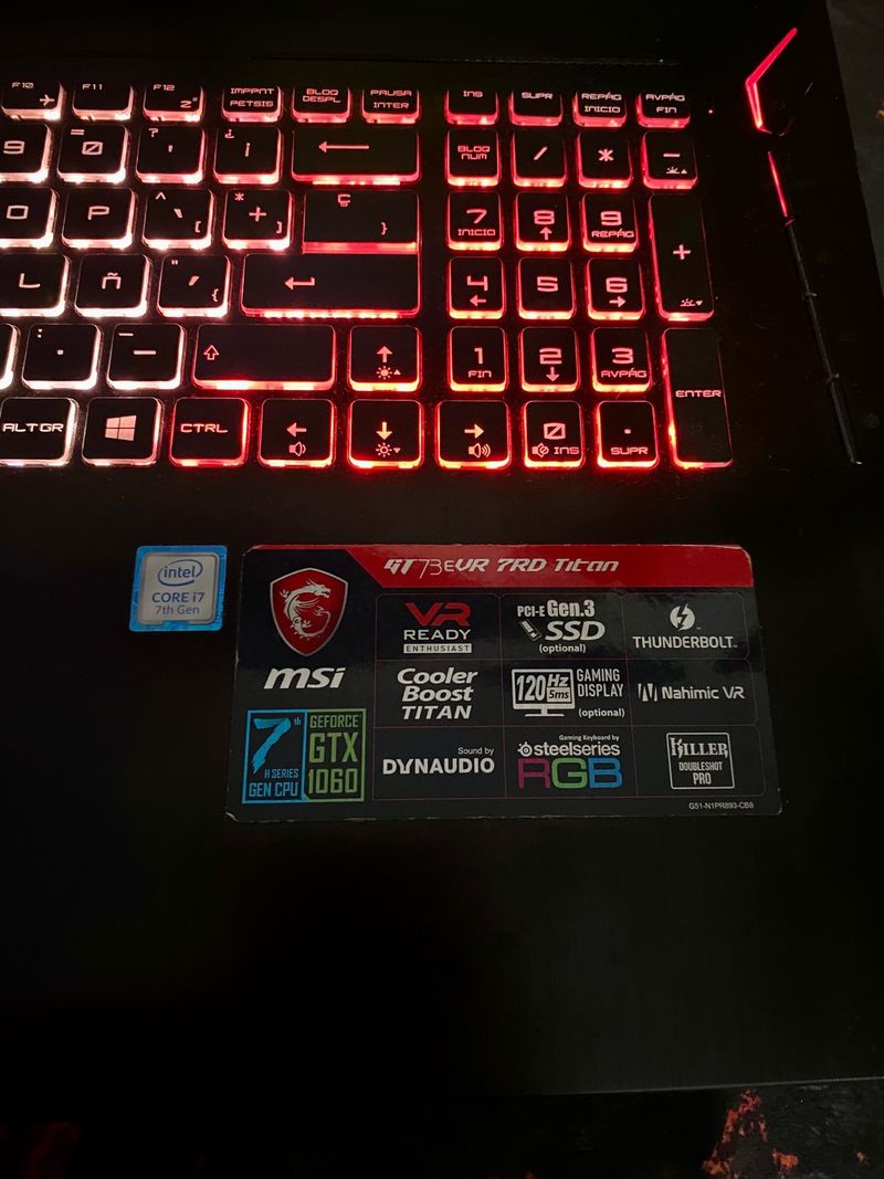 Portátil Gaming MSI afbeelding 6