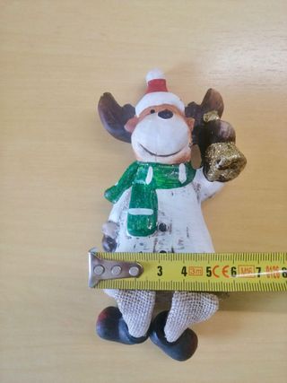 Figuras Renos cerámica, adornos navideños.