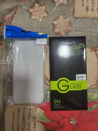 Funda transparente iPhone XS Max cristal templado