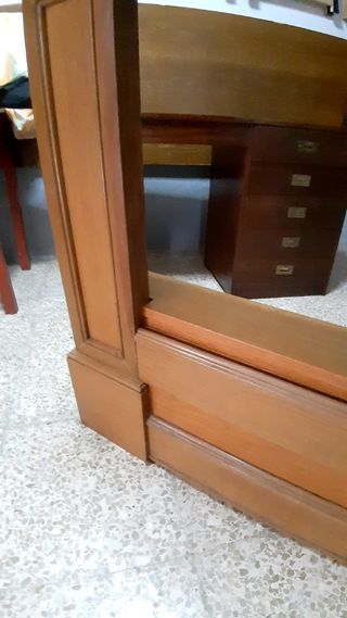 Mueble libreria madera maciza