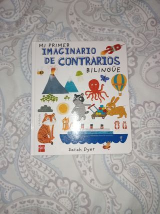 Imaginario de contrarios bilingüe. Libro infantil