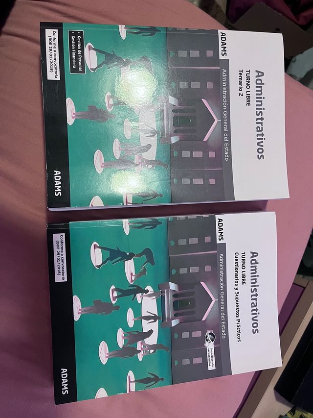 oposiciones administrativo estado 3 libros