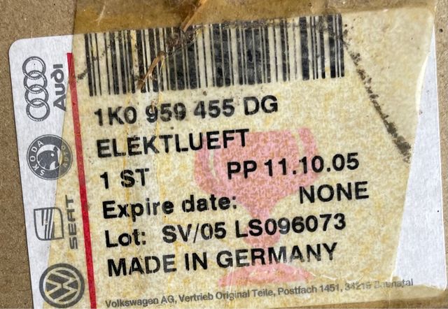 Ventilador motor siemens, VW, volkswagen