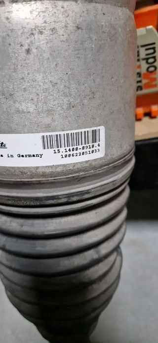 Balona suspensión. Porche cayenne