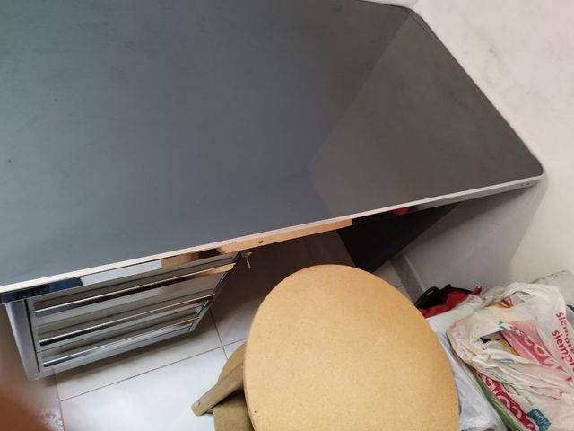 Mesa oficina escritorio vintage metálica