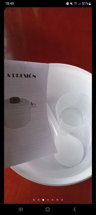 Microondas. Olla a presión