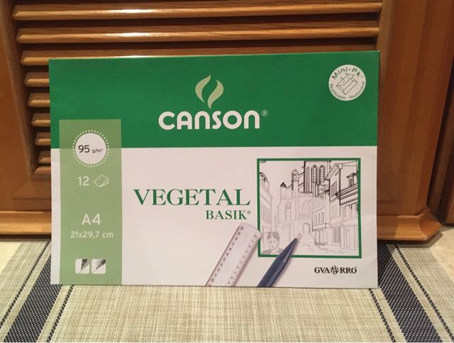 3 PAPEL VEGETAL CANSON