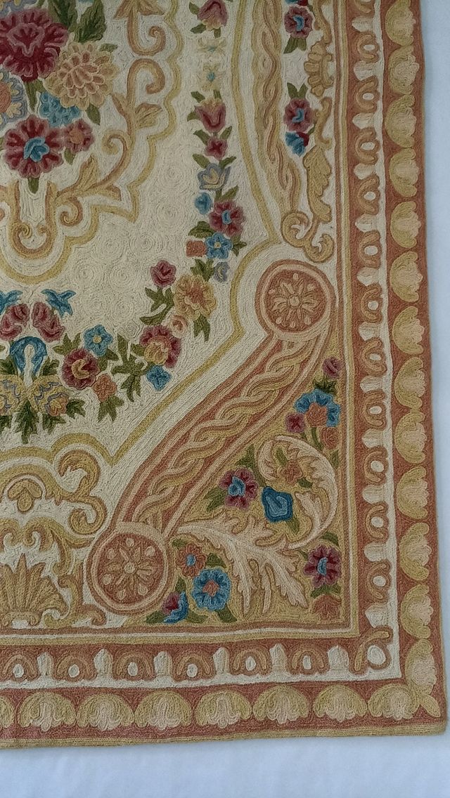 Alfombra de Cadeneta hecha a mano