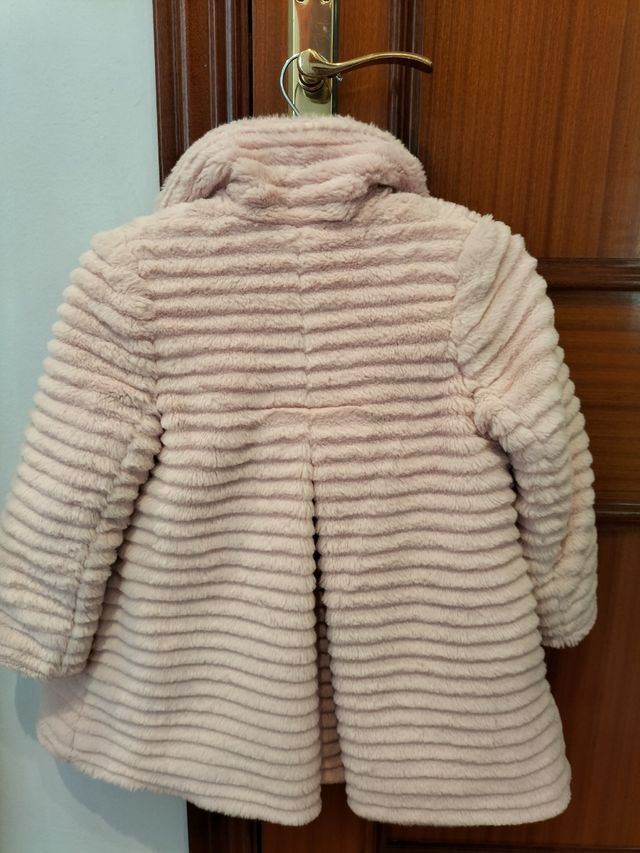 ABRIGO NIÑA ROSA 5 años 110cm