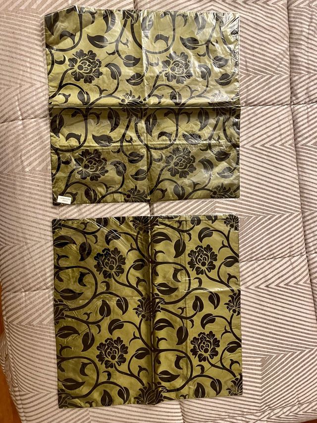 coppia federe seta cuscini 45x45