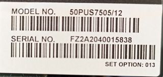 DESPIECE TV PHILIPS 50PUS7505/12.