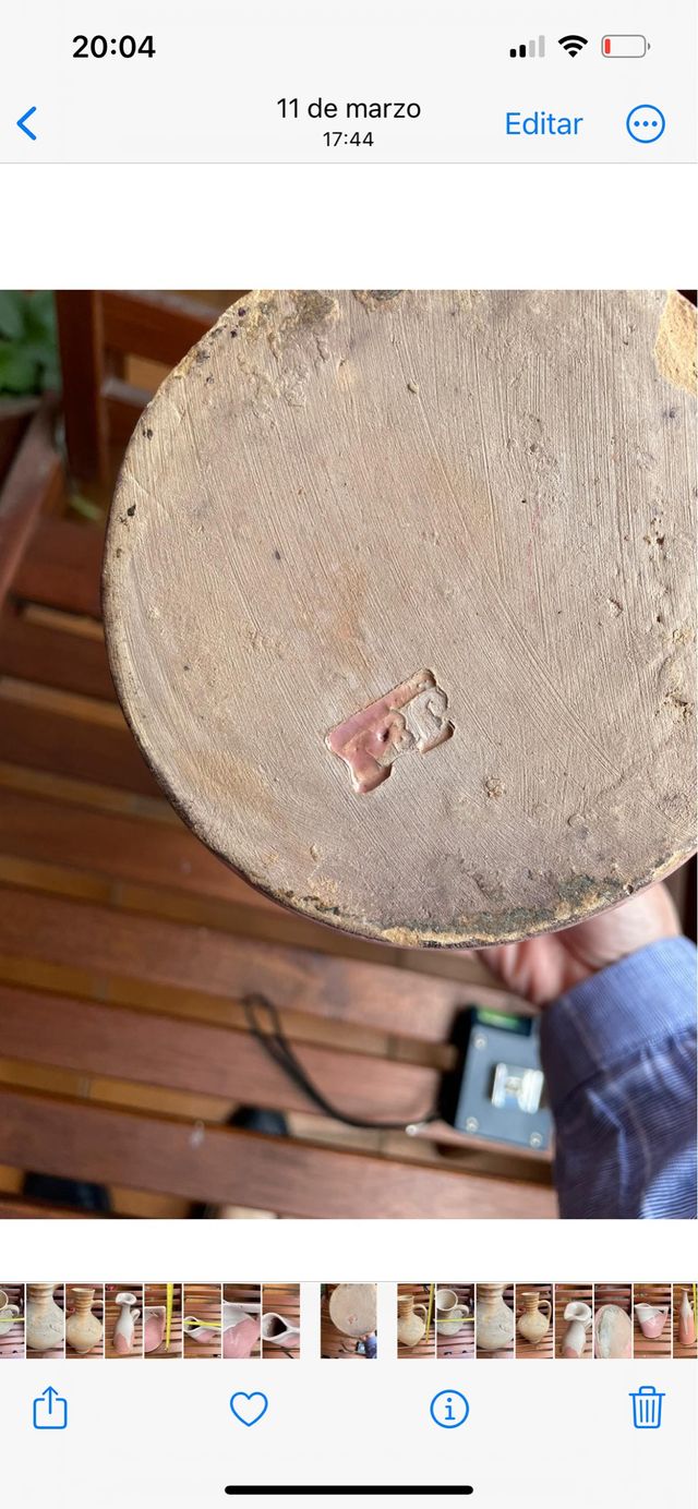 Caraffa in ceramica smaltata