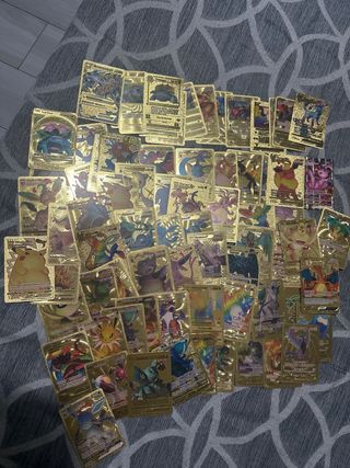 Cartas Doradas Pokemon