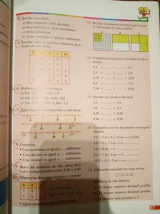 Libro Matemáticas,Anaya,5Primaria,La Tira de Color