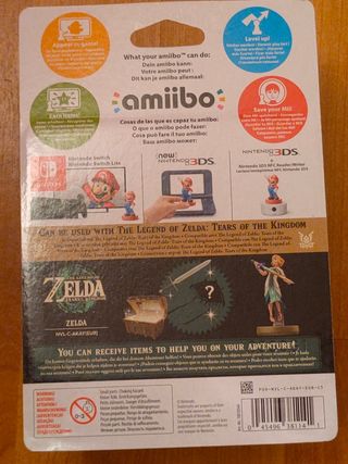 Pack Amibbo zelda y ganondorf regalo postal.