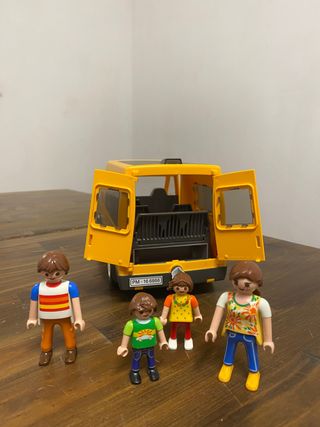 furgoneta escolar playmobil