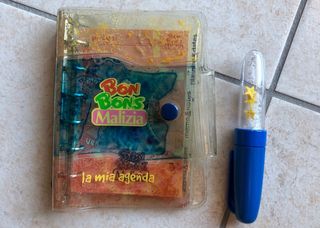 Agendine con penna vintage anni 80