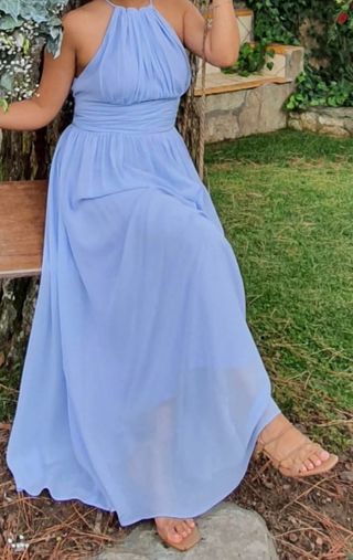 Vestido de dama de honor o fiesta estilo griego