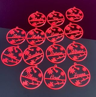 Bolas de navidad, con tu nombre