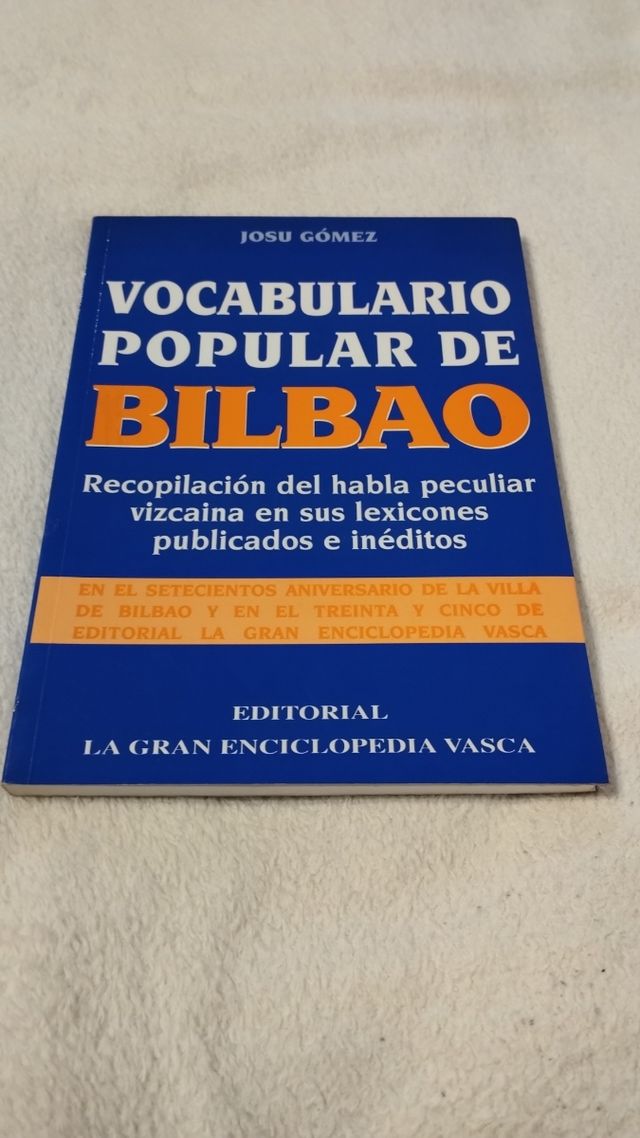 Vocabulario popular de Bilbao