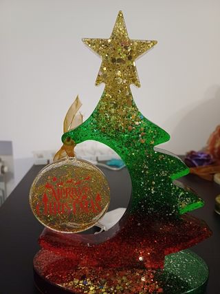 Albero di natale in resina