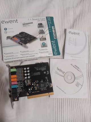 Tarjeta de sonido 7.1 con SPDIF