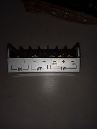 Filtro altavoces