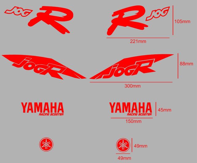 KIT PEGATINAS YAMAHA JOG R.