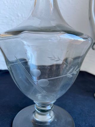 Jarra de agua y de vino cristal