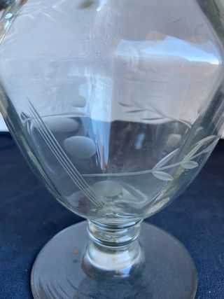 Jarra de agua y de vino cristal