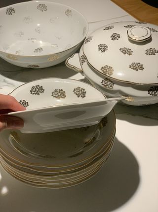 Limoges France porcelana Vajilla