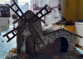 MOLINO FIGURA PESEBRE ELECTRICO