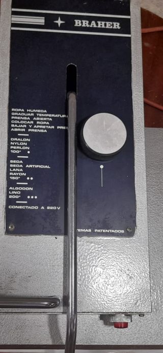 plancha de ropa industrial