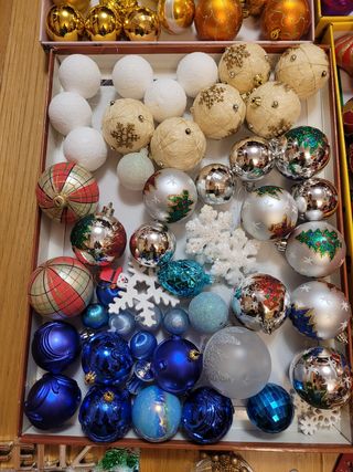 Lote bolas de navidad aprox. 420 bolas
