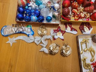 Lote bolas de navidad aprox. 420 bolas